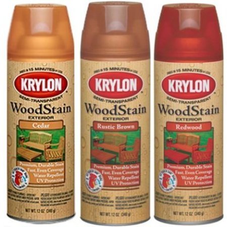 KRYLON Stain Wd Oil Ex Rstc Brn 12Oz K03603000